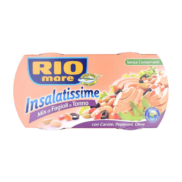 INSALATISSIME RIO MARE GR 160X2 <BR>mix di fagioli e tonno